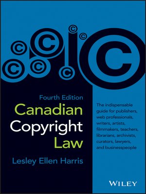 cover image of Canadian Copyright Law